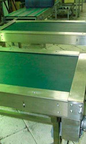 Esteira transportadora de aço inox Esteira transportadora de aço inox