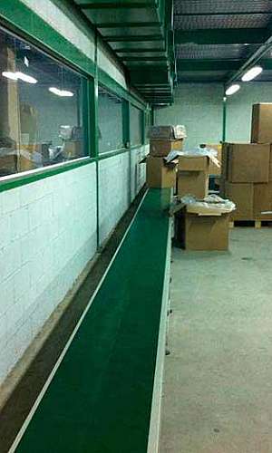 Esteira transportadora de lona Esteira transportadora de lona