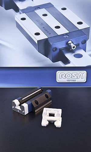 Guia linear de roletes Guia linear de roletes