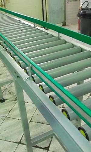 Transportador de roletes Transportador de roletes